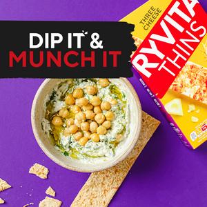 Ryvita Thins Three Cheese Flatbread Crackers 125g - gallery image 4