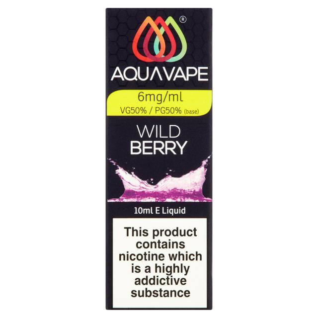 Aqua Vape Liquid Refill Wild Berry 6mg
