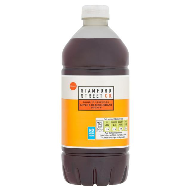 Stamford Street Co . Double Strength Apple & Blackcurrant Squash 750ml