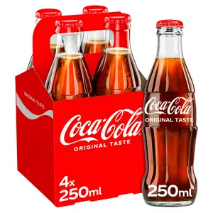 SAINSBURYS > Food Cupboard > Coca-Cola Original Taste 4x250ml