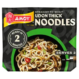 Amoy Straight to Wok Udon Thick Noodles 2x150g