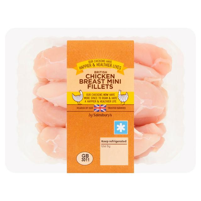 Sainsbury’s British Fresh Chicken Breast Mini Fillets 320g