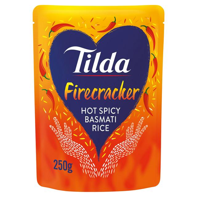 Tilda Firecracker Hot Spicy Basmati Rice 250g