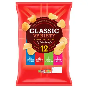 Sainsbury's Variety Multipack Crisps 12x25g