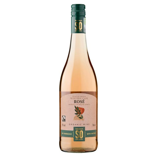 Sainsbury's Fairtrade Rose Wine, SO Organic 75cl - gallery image 1