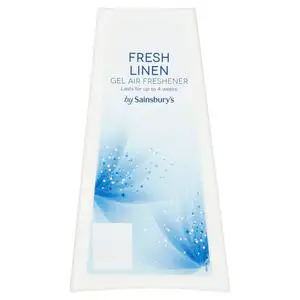 Sainsbury's Fresh Linen Gel Air Freshener 150g