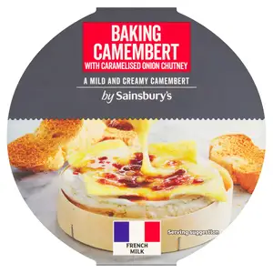 Sainsbury's Baking Camembert with Caramelised Onion Chutney 280g