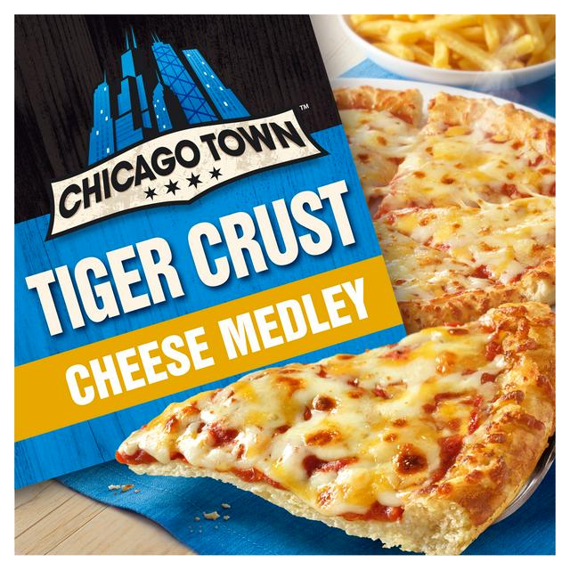 Chicago Town Tiger Crust Cheese Medley Pizza 305g Sainsbury S