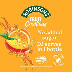 Robinsons Fruit Creations Zesty Orange & Mango Squash 1L - gallery image 2