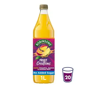 Robinsons Fruit Creations Exotic Pineapple, Mango & Passion Fruit Squash 1L