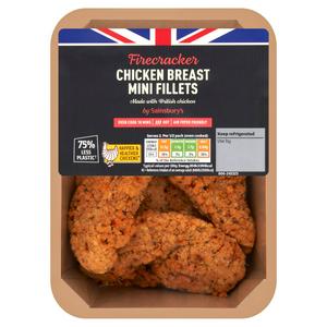 Sainsbury's British Fresh Chicken Breast Mini Fillets 640g