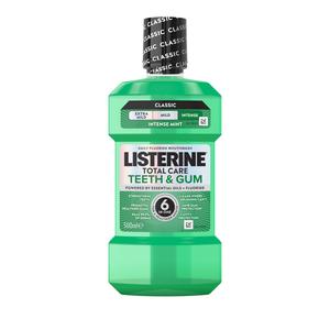 Listerine Total Care Teeth & Gum Fresh Mint Mouthwash 500ml - gallery image 2