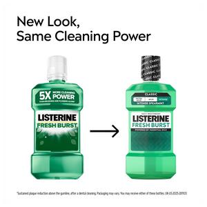 Listerine Fresh Burst Antibacterial Mouthwash 500ml - gallery image 3