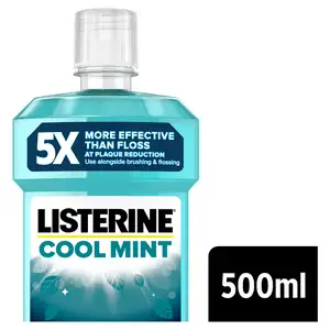 Listerine Essentials Cool Mint Mouthwash 500ml