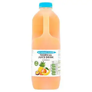 Sainsbury's Tropical Juice Drink, No Added Sugar 2L 