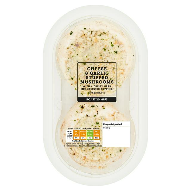 Sainsburys Cheese & Garlic Mushrooms 200g