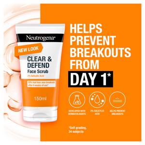 Neutrogena Blackhead Eliminating 2% Salicylic Acid Face Scrub 150ml - gallery image 2
