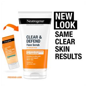 Neutrogena Blackhead Eliminating 2% Salicylic Acid Face Scrub 150ml - gallery image 3