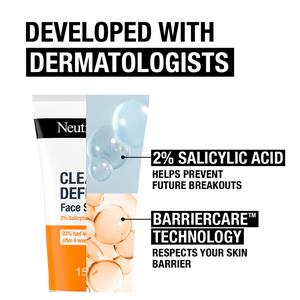 Neutrogena Blackhead Eliminating 2% Salicylic Acid Face Scrub 150ml - gallery image 5