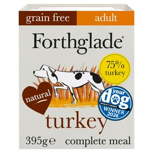 Forthglade Adult Dog Food 1 Year+ Turkey with Sweet Potato & Vegetables Complete Meal 395g - video