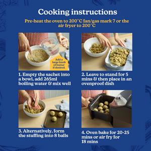 Paxo Gluten Free Sage & Onion Stuffing Mix 150g - gallery image 5