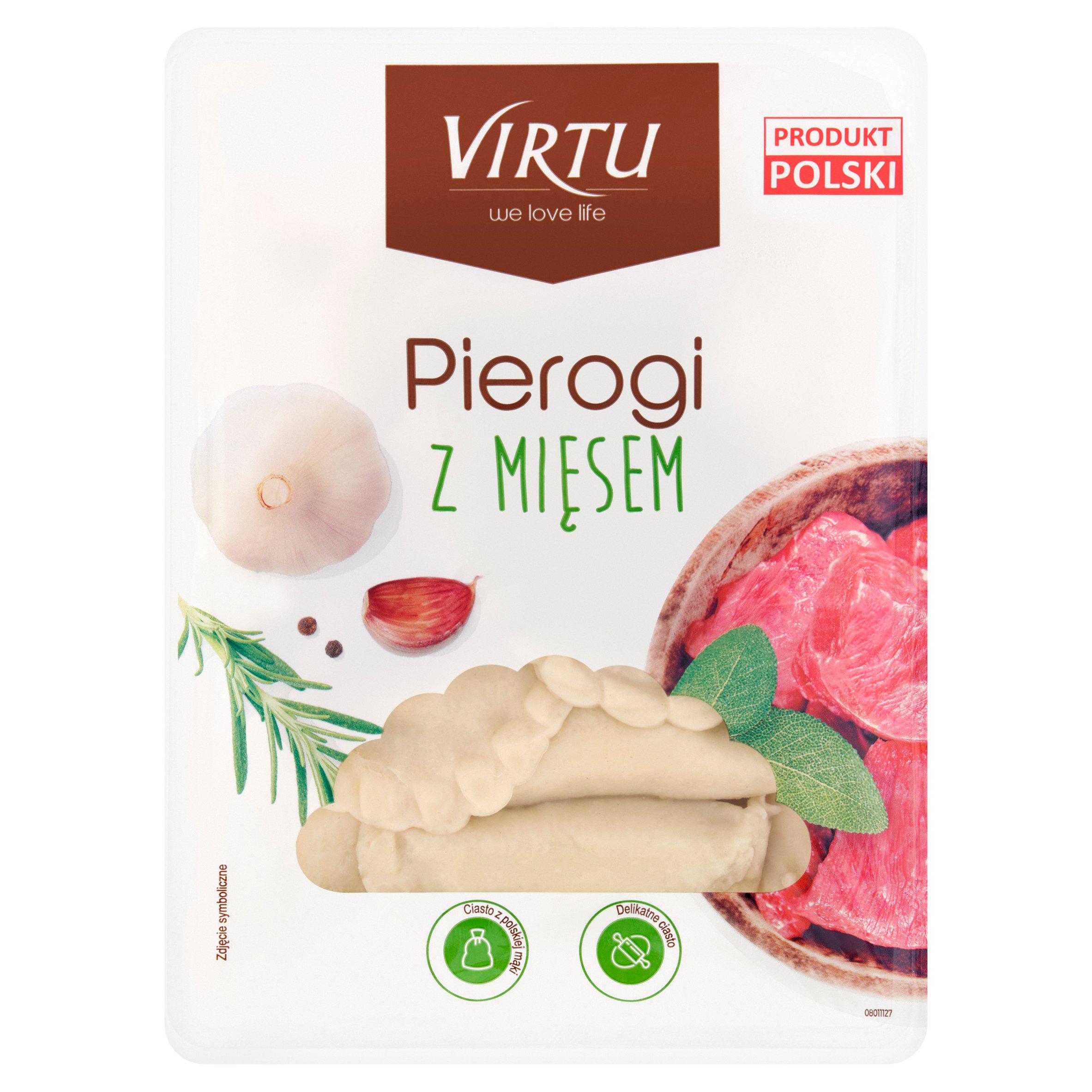 Virtu Pierogi with Pork Filled Pasta 400g