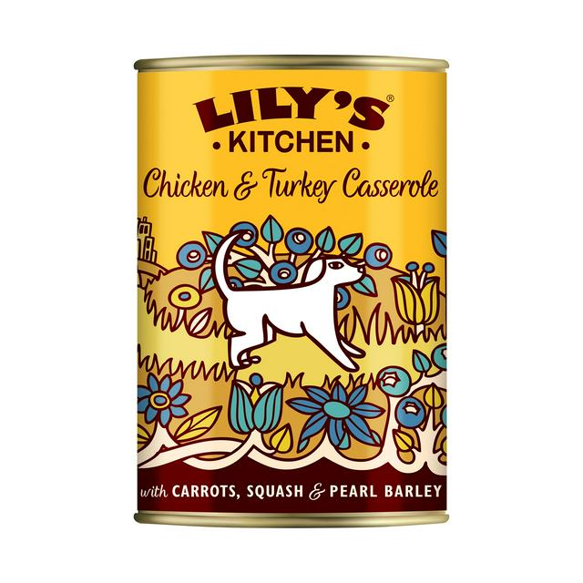 Lily s Kitchen Proper Food For Dogs Chicken Turkey Casserole 400g 