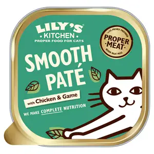 Lily's Kitchen Smooth Chicken & Game Pate Cat Food 85g