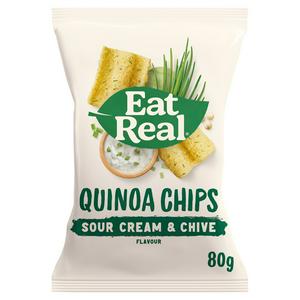 SAINSBURYS > General > Eat Real Quinoa Chips Sour Cream & Chives Flavour 80g