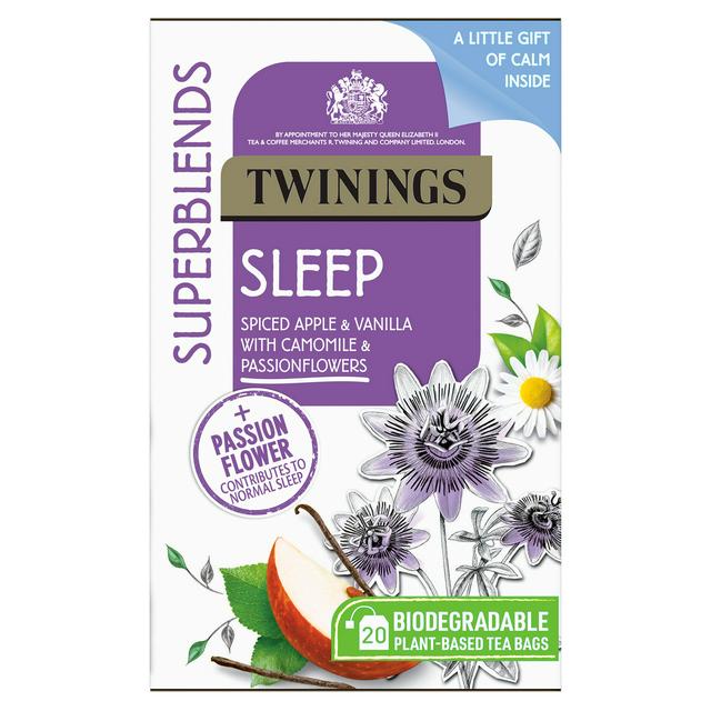 Twinings Superblends Sleep with Spiced Apple & Camomile, 20 Tea