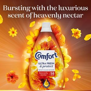 Comfort Ultra Fresh & Protect Heavenly Nectar Fabric Conditioner 58 washes 870ml - gallery image 3