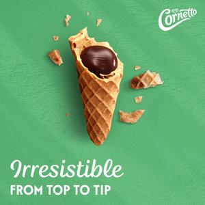 Cornetto Mint Ice Cream Cones 6x90ml - gallery image 2