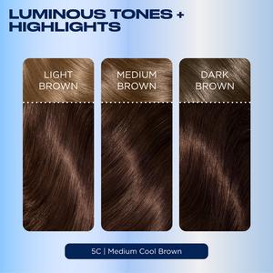Clairol Nice'N Easy Medium Cool Brown 5C Permanent Crème Hair Dye - gallery image 3