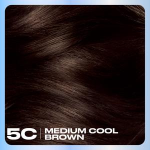 Clairol Nice'N Easy Medium Cool Brown 5C Permanent Crème Hair Dye - gallery image 6