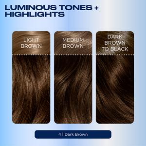 Clairol Nice'N Easy Dark Brown 4 Permanent Crème Hair Dye - gallery image 3