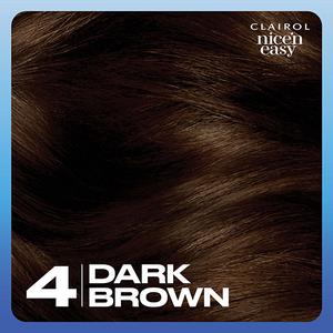 Clairol Nice'N Easy Dark Brown 4 Permanent Crème Hair Dye - gallery image 6