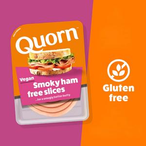 Quorn Vegan Smoky Ham Free Slices 100g - gallery image 2