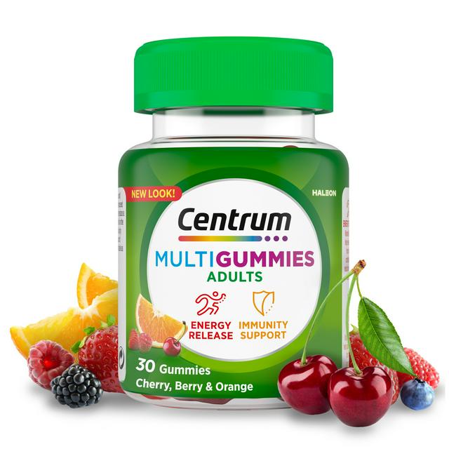 Centrum MultiGummies Mixed Flavour Food Supplement Gummies x30 - gallery image 1