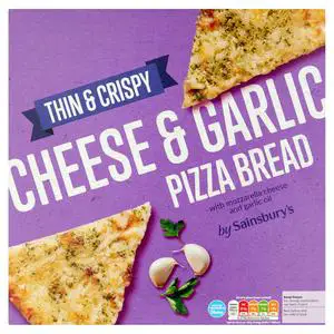 Sainsbury's Cheese & Garlic Pizza Bread 281g