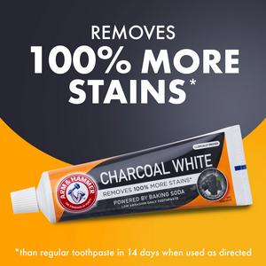 Arm & Hammer Charcoal White Peppermint 75ml - gallery image 2