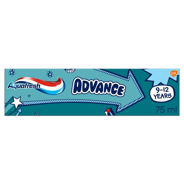 Aquafresh Mint Boost Advance Fluoride 9-12 Years 75ml