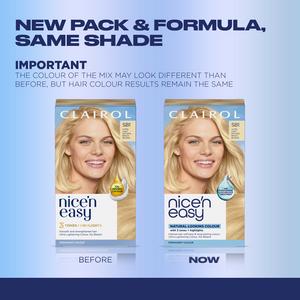 Clairol Nice'N Easy Ultra Light Natural Beach Blonde SB1 Permanent Crème Hair Dye - gallery image 2