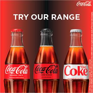 Diet Coke Cola 4 x 250ml Glass Bottles - gallery image 3
