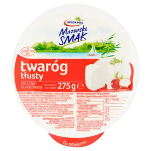 Mlekpol Full-Fat Curd Cheese 275g