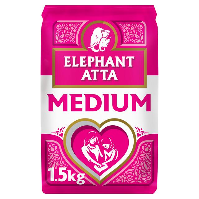 Elephant Atta 1.5kg Medium Chapatti Flour - gallery image 1