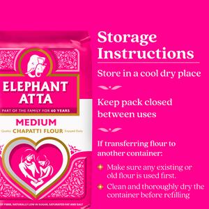Elephant Atta 1.5kg Medium Chapatti Flour - gallery image 6
