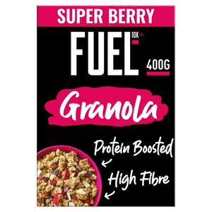 FUEL 10K Super Berry Protein Granola Breakfast Cereal 400g - video