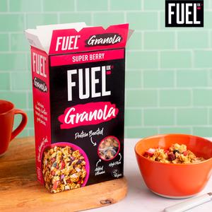 FUEL 10K Super Berry Protein Granola Breakfast Cereal 400g - gallery image 3