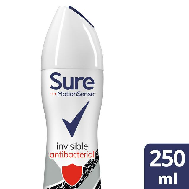 Sure Women Invisible Antibacterial Anti Anti perspirant Deodorant Aerosol