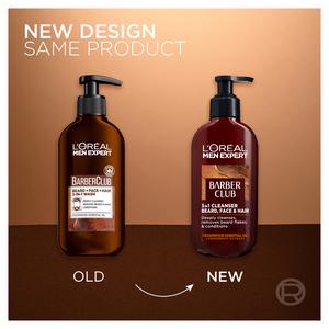 L'Oreal Men Expert Barber Club Beard Face Wash 200ml - gallery image 2